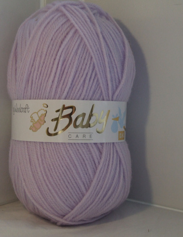 Baby Care DK Yarn 10 x 100g Balls Lilac - Click Image to Close